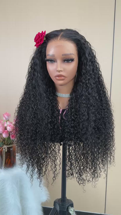 250% Full Density Pre Everything Pre Cut Lace Ready To Wear Water Wave Glueless Wig