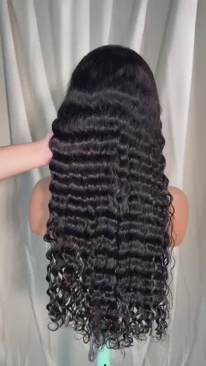 Chic Luxe Hair | Human Hair Glueless Pre Styled Curly 250% Density Wig | 100% Human Hair