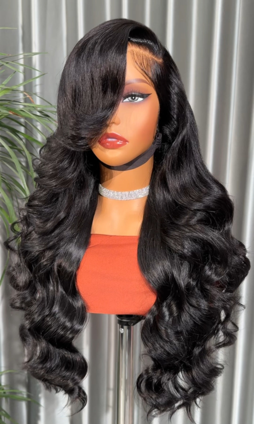 Chic Luxe Hair | Layered Cut Pre-Styled Pre-Everything M Hairline With Widow's Peak 13x6 Glueless Wig | 300% Full Density | 100% Human Hair