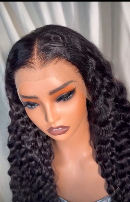 Chic Luxe Hair | Human Hair Glueless Pre Styled Curly 250% Density Wig | 100% Human Hair