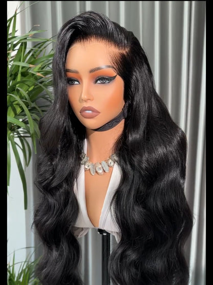 Chic Luxe Hair | Layered Cut Pre-Styled Pre-Everything M Hairline With Widow's Peak 13x6 Glueless Wig | 300% Full Density | 100% Human Hair