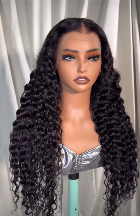 Chic Luxe Hair | Human Hair Glueless Pre Styled Curly 250% Density Wig | 100% Human Hair