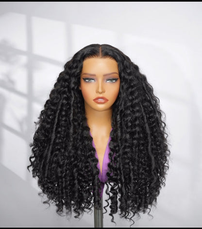 Chic Luxe Hair | Human Hair Glueless Pre Styled Curly 250% Density Wig | 100% Human Hair