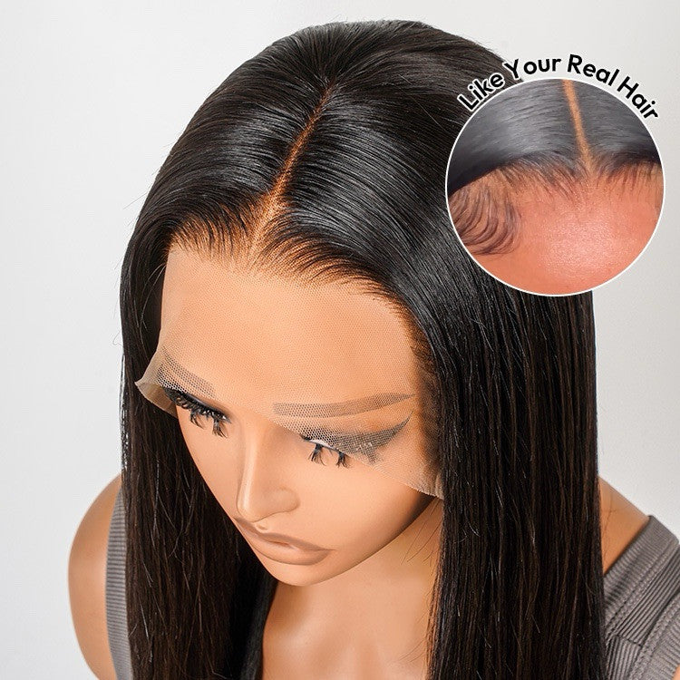 Human Hair Glueless Ready To  Wear Up To 40inch Straight 250%-300% Density Wig