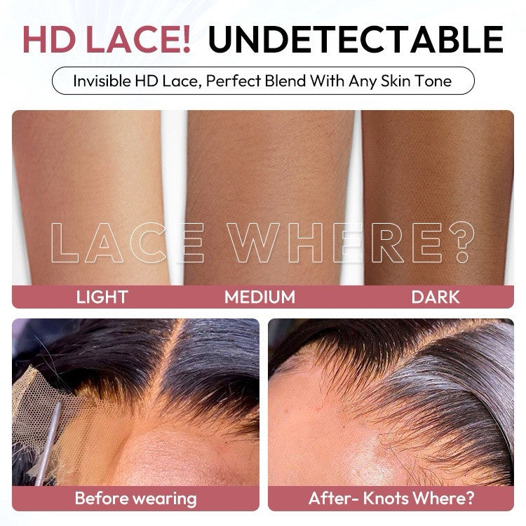 Human Hair Glueless Ready To  Wear Up To 40inch Straight 250%-300% Density Wig
