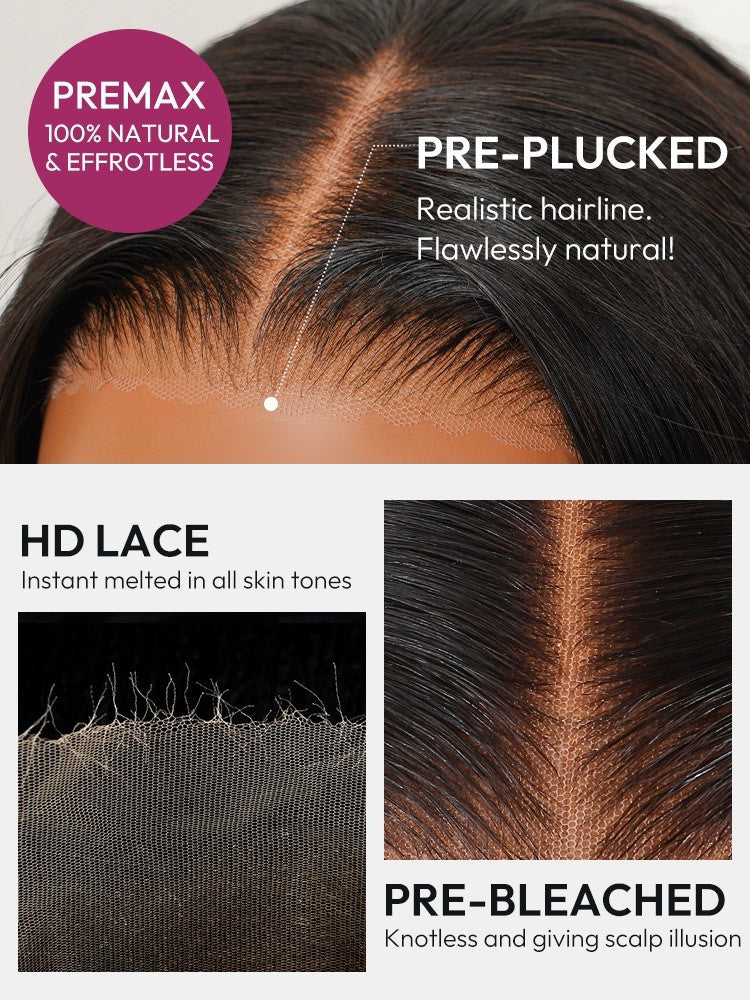 Human Hair Glueless Ready To  Wear Curly Luxurious 250% Full Density Long Wig